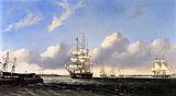 The Port of New Bedford from Crow Island by William Bradford